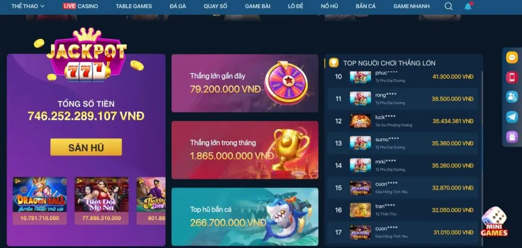 Hệ thống vũ khí đa dạng ok789 Nổ Hũ